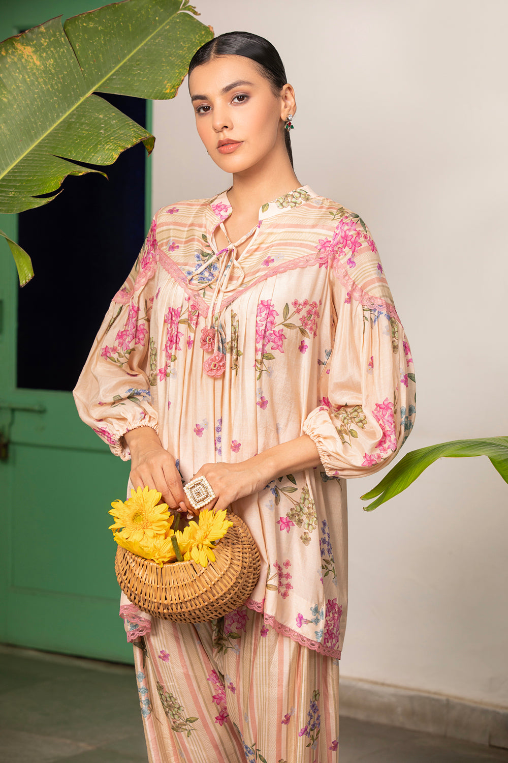 Peach Marigold Co-ord Set