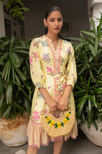 Yellow Periwrinkle Dress