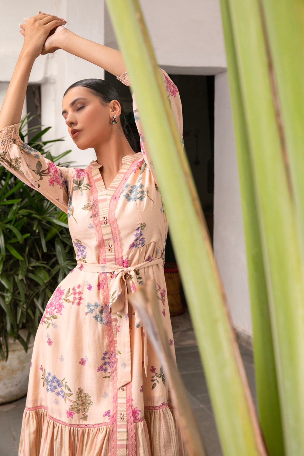 Peach Periwrinkle Dress