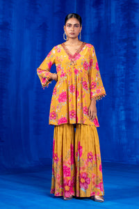 Khushnaz In Our Faarsi Gharara Set