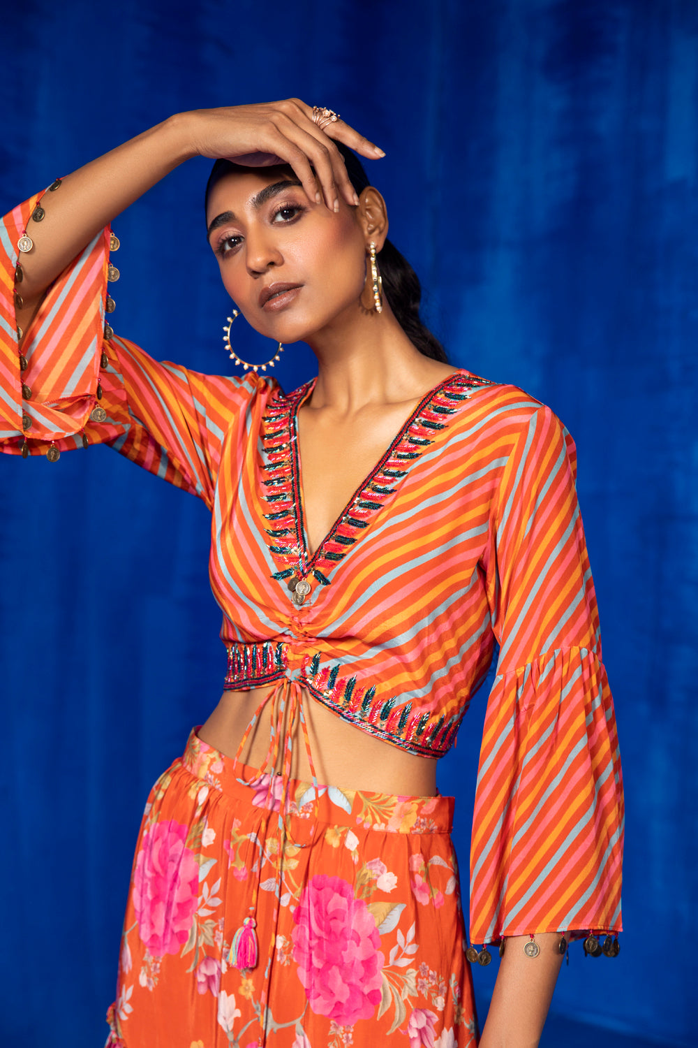 Khushnaz In Our Gulaab Skirt Set
