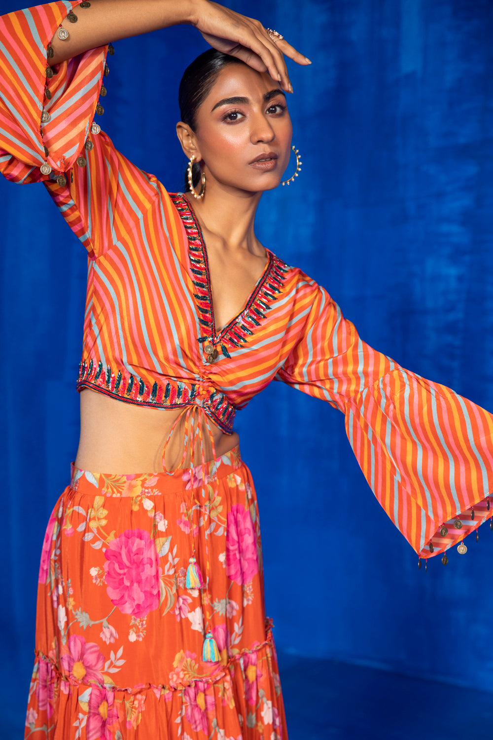 Khushnaz In Our Gulaab Skirt Set