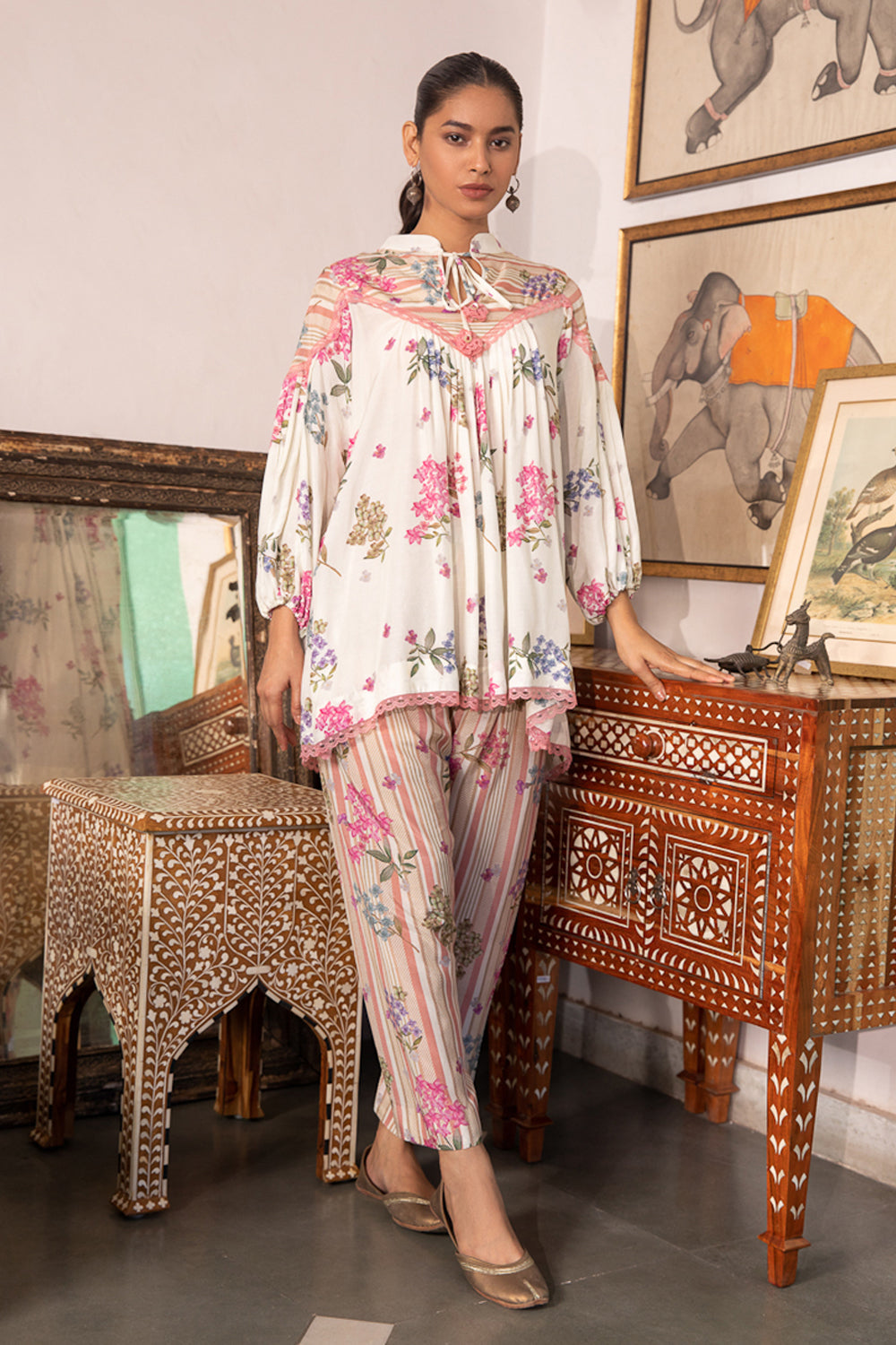 Ivory Marigold Co-ord Set