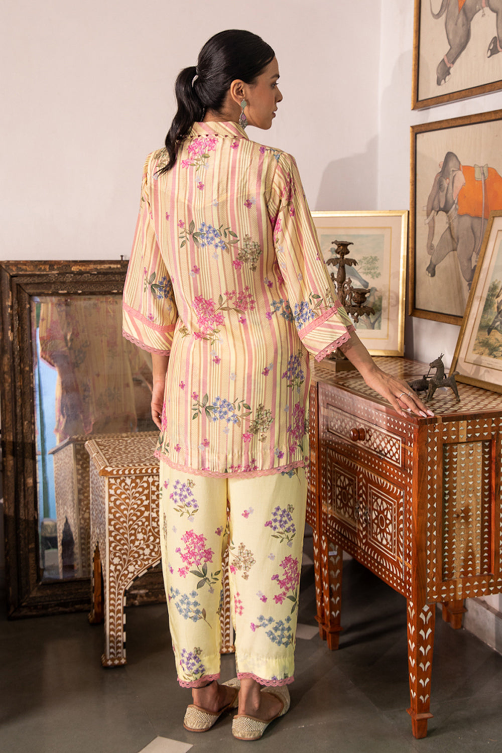 Yellow Tulip Co-ord Set