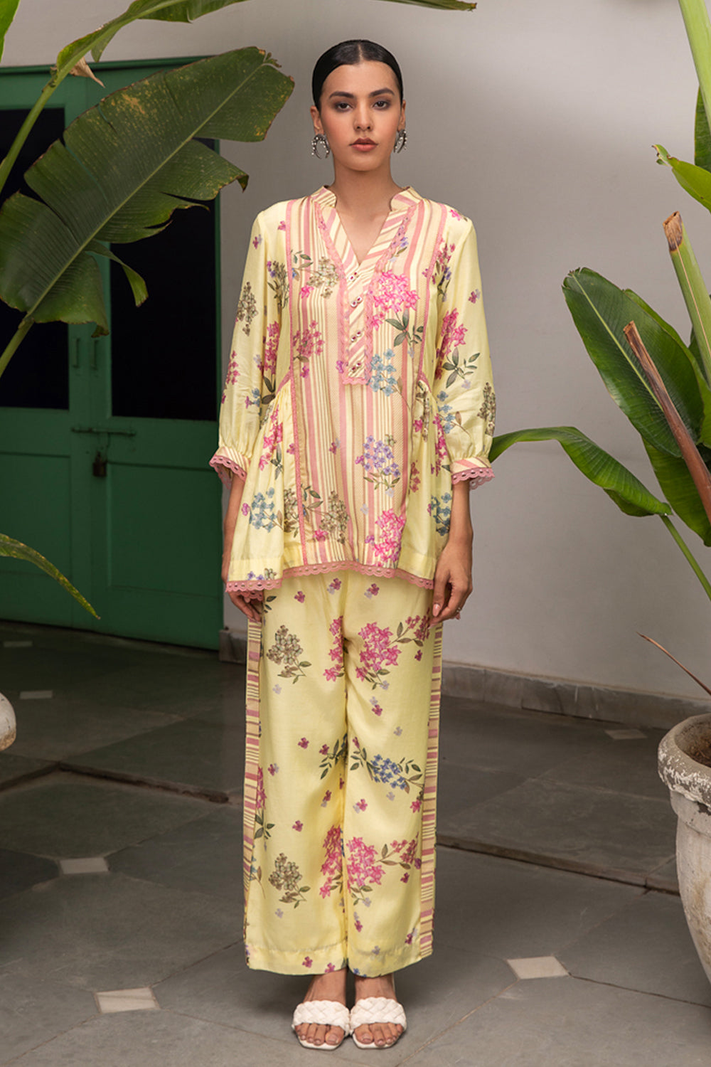 Yellow Magnolia Co-ord Set