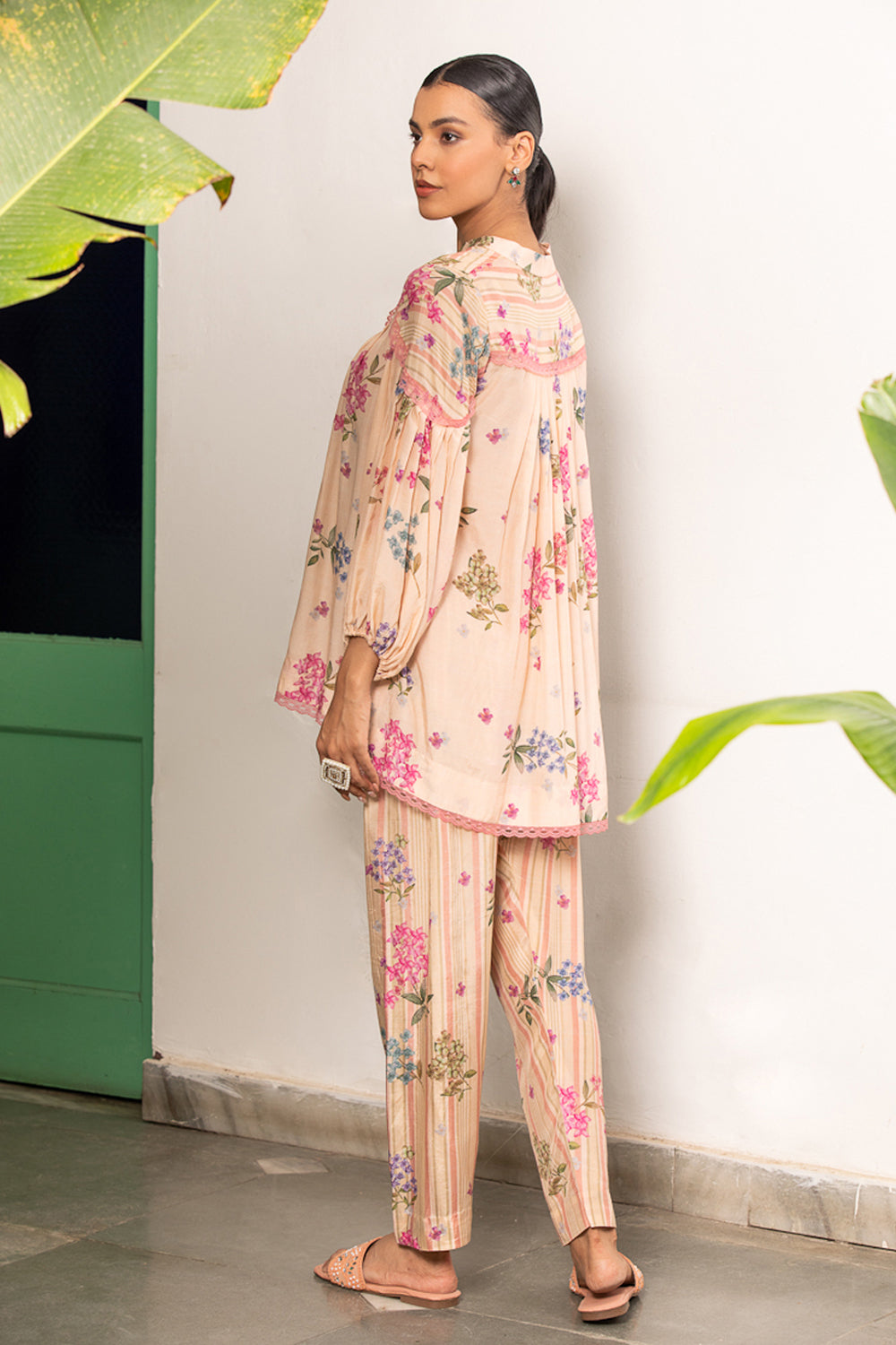 Peach Marigold Co-ord Set