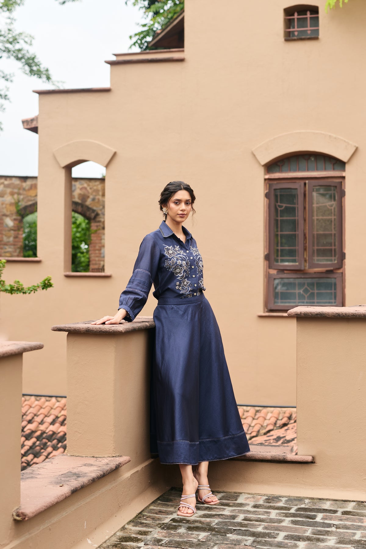 Ziya Shirt & Skirt Set