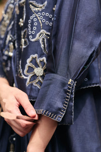 Aroha Midnight Blue Jacket Dress