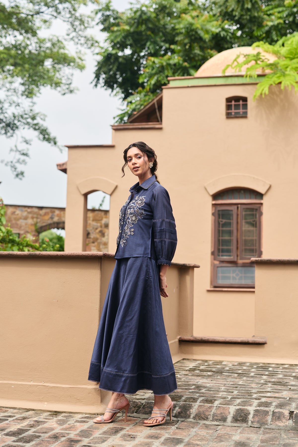 Ziya Shirt & Skirt Set