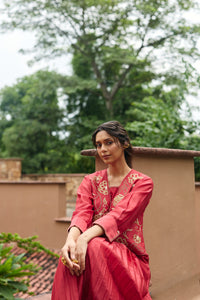 Aroha Poppy Red Jacket Dress