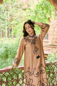Zehra Mocha Dress