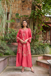 Zehra Poppy Red Dress