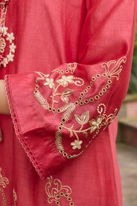 Zehra Poppy Red Dress