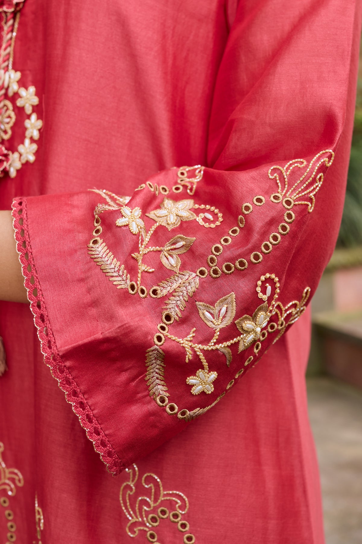 Zehra Poppy Red Dress