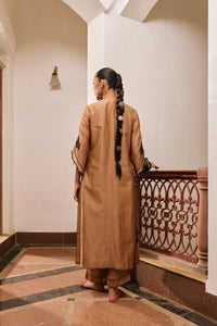 Zarya Mocha Kurta Set