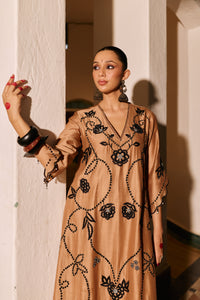 Zarya Mocha Kurta Set