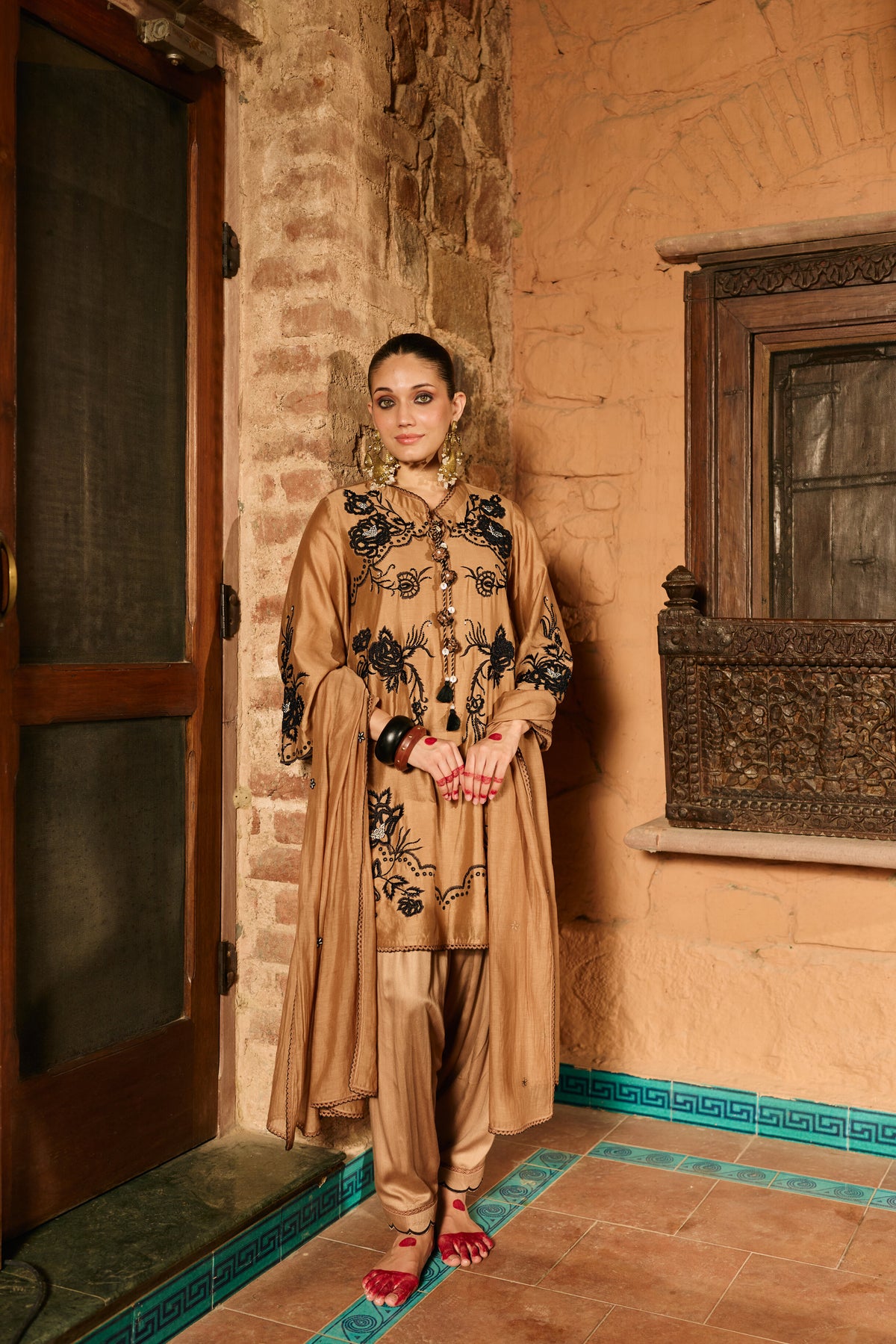 Aayat Mocha Kurta and Salwar Set