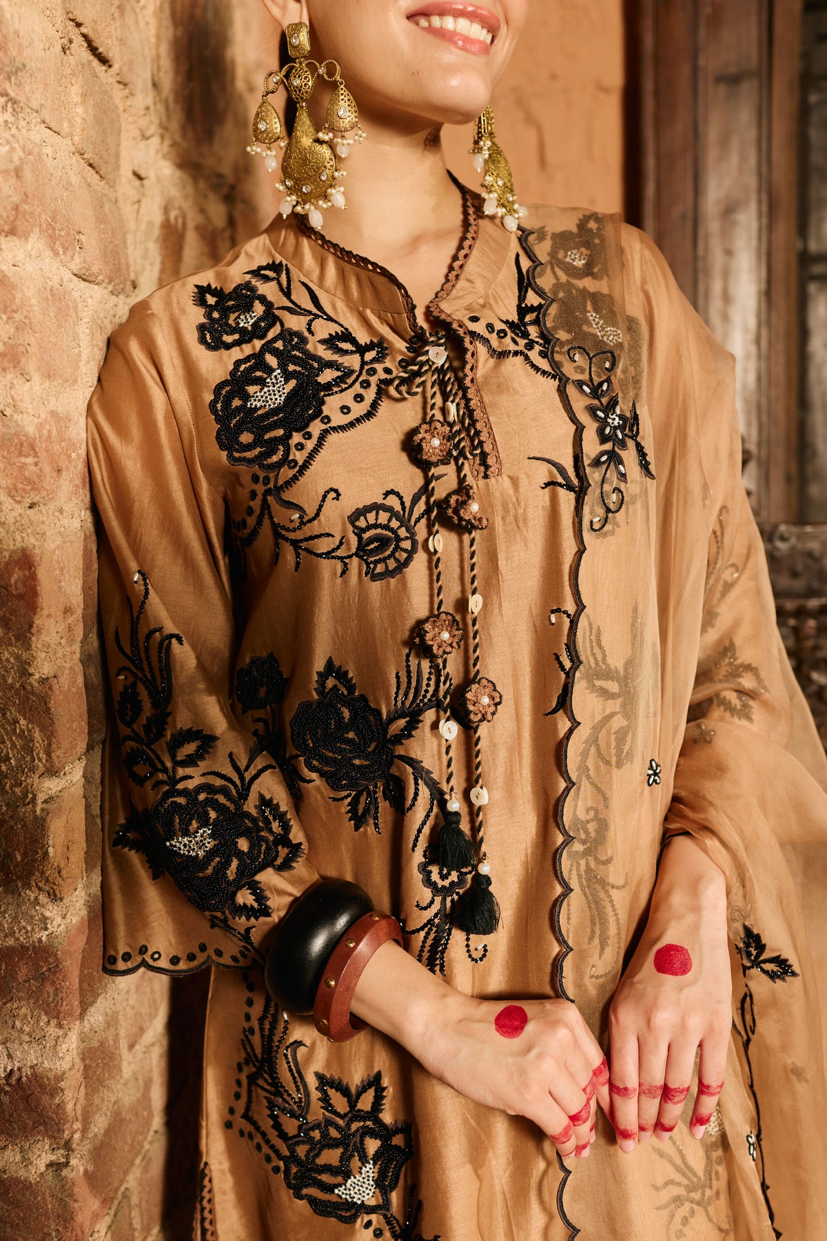 Aayat Mocha Kurta and Salwar Set