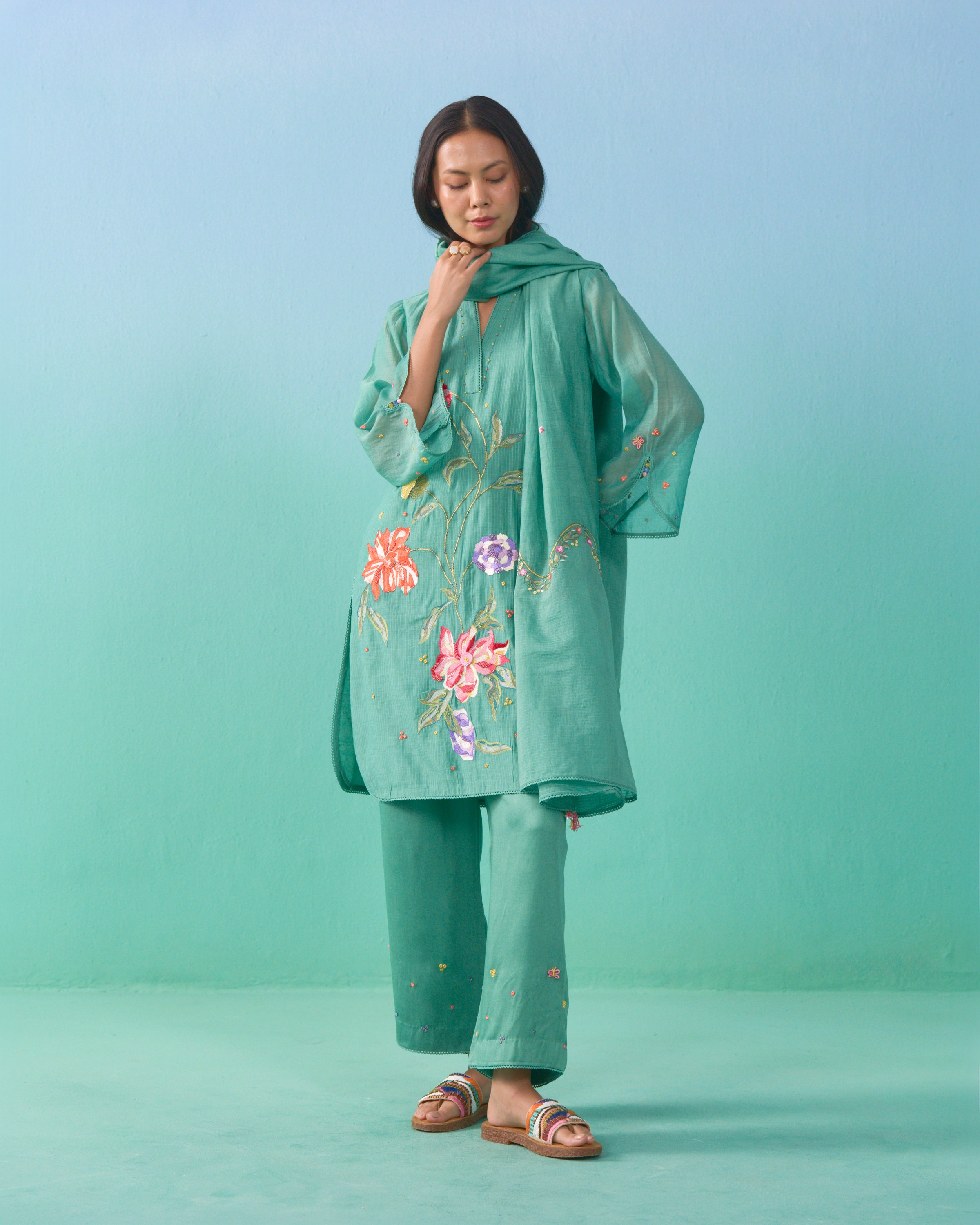 Bageecha kurta Set