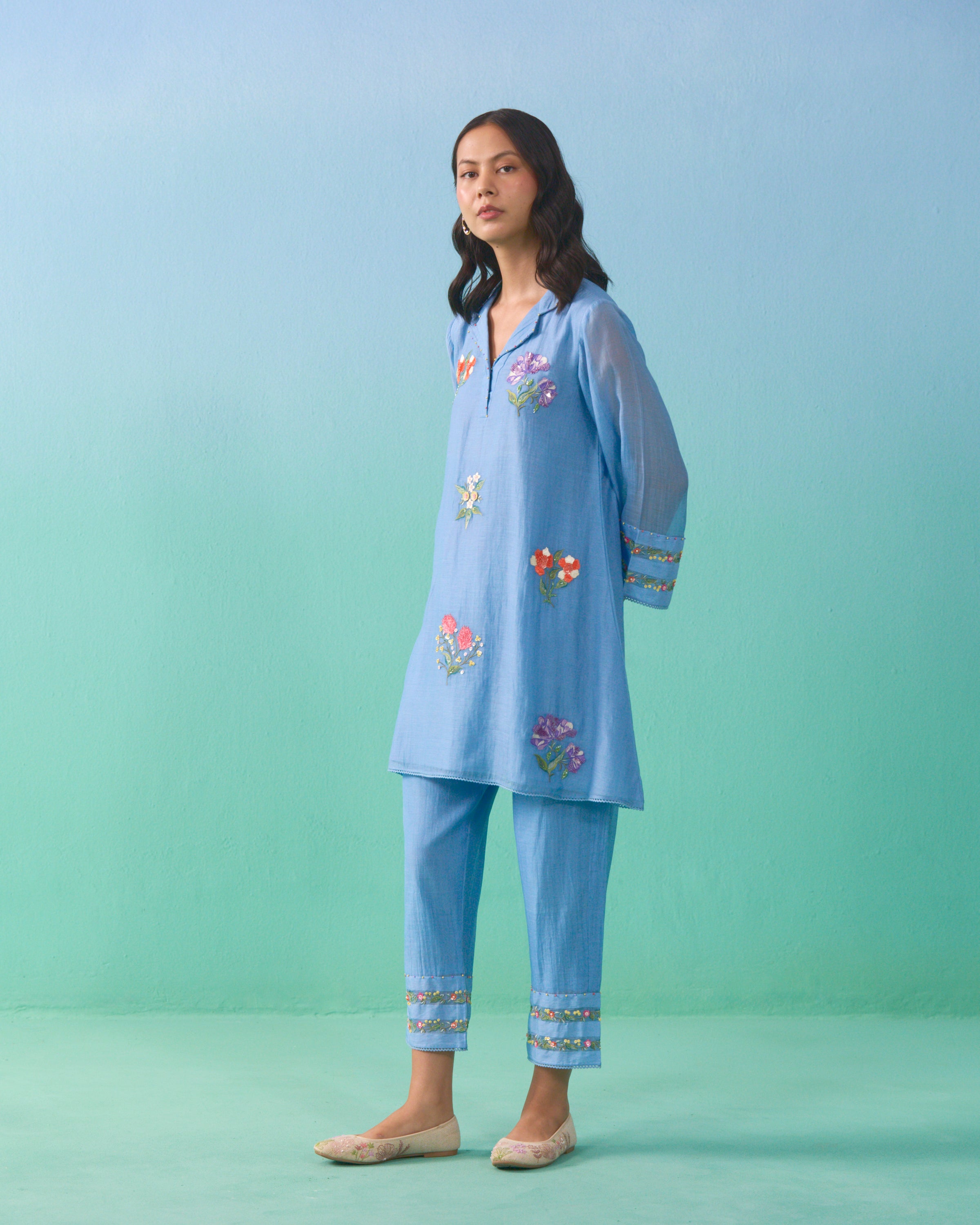 Powder Blue Co-ord Set