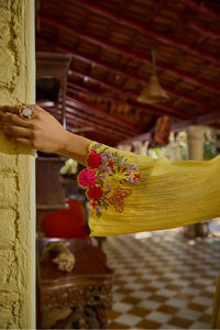 Aanya Straight Mustard Kurta Set