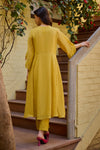 Mira Mustard Anarkali Set (Without Dupatta)