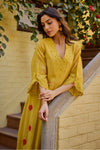 Mira Mustard Anarkali Set (Without Dupatta)