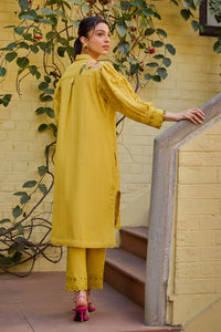Sama Button Down Mustard Co-ord Set
