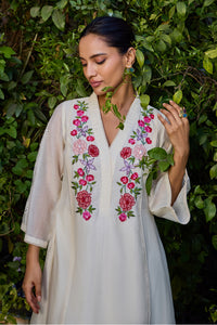 Arya Ivory Kurta Set (With Dupatta)