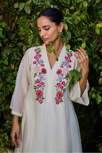 Arya Ivory Kurta Set (Without Dupatta)
