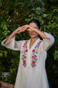 Arya Ivory Kurta Set (Without Dupatta)