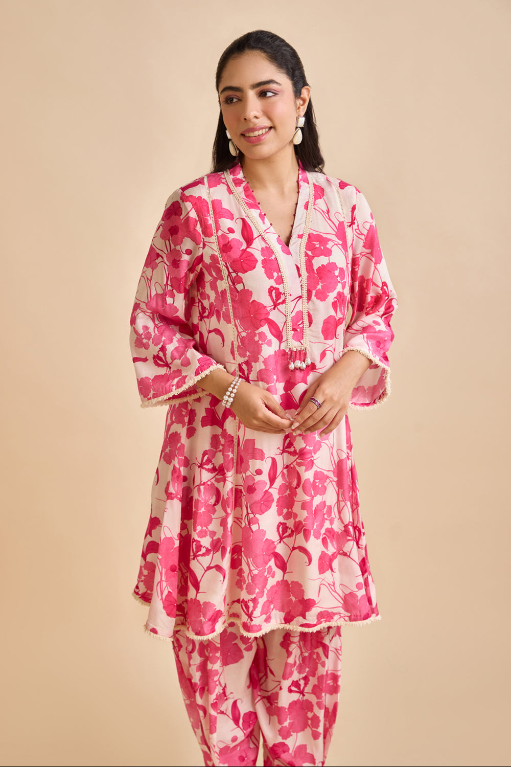 Valan Pink Kurta Set