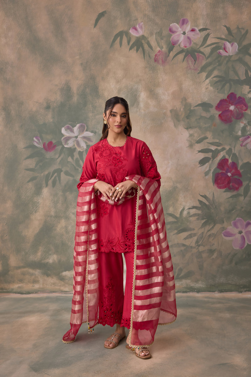 Dilruba Co-ord Set with Dupatta