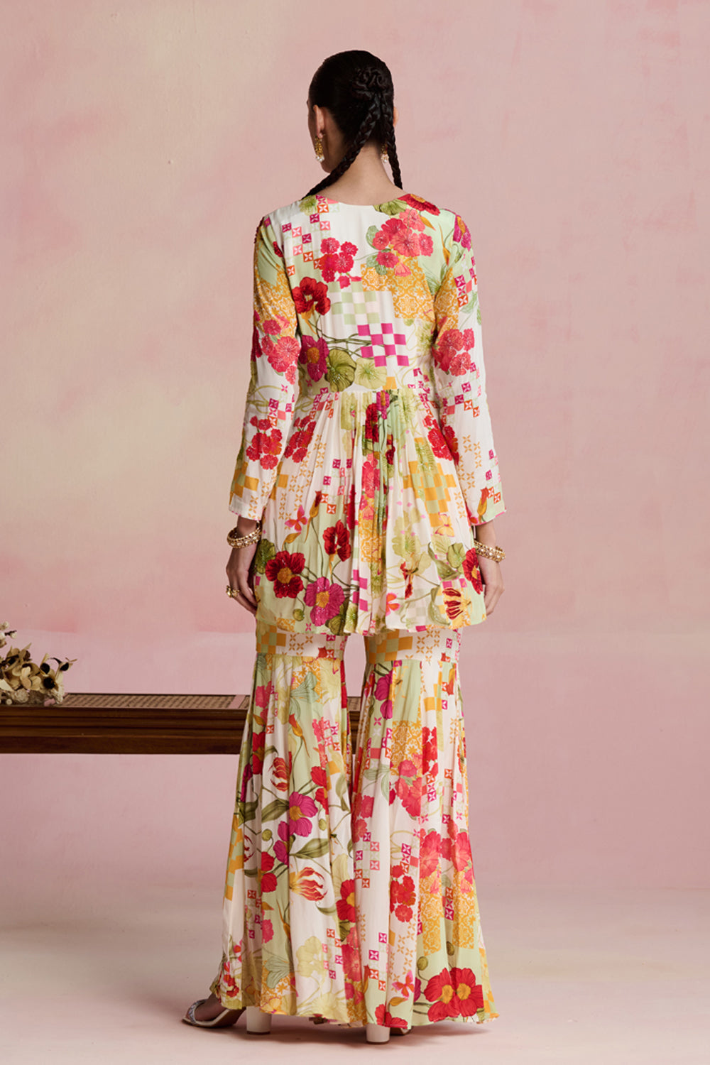 Roop Short Kurta Gharara Set