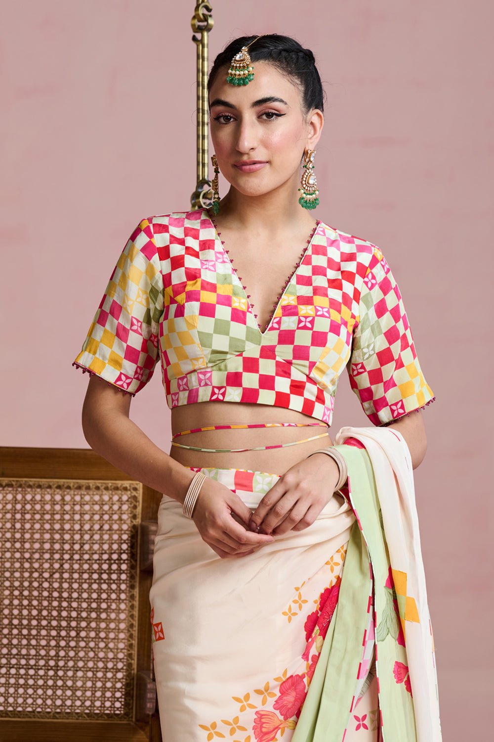Urmi Drape Saree Set