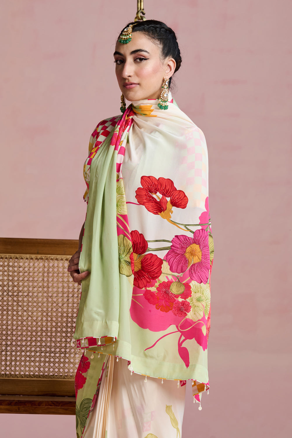 Urmi Drape Saree Set