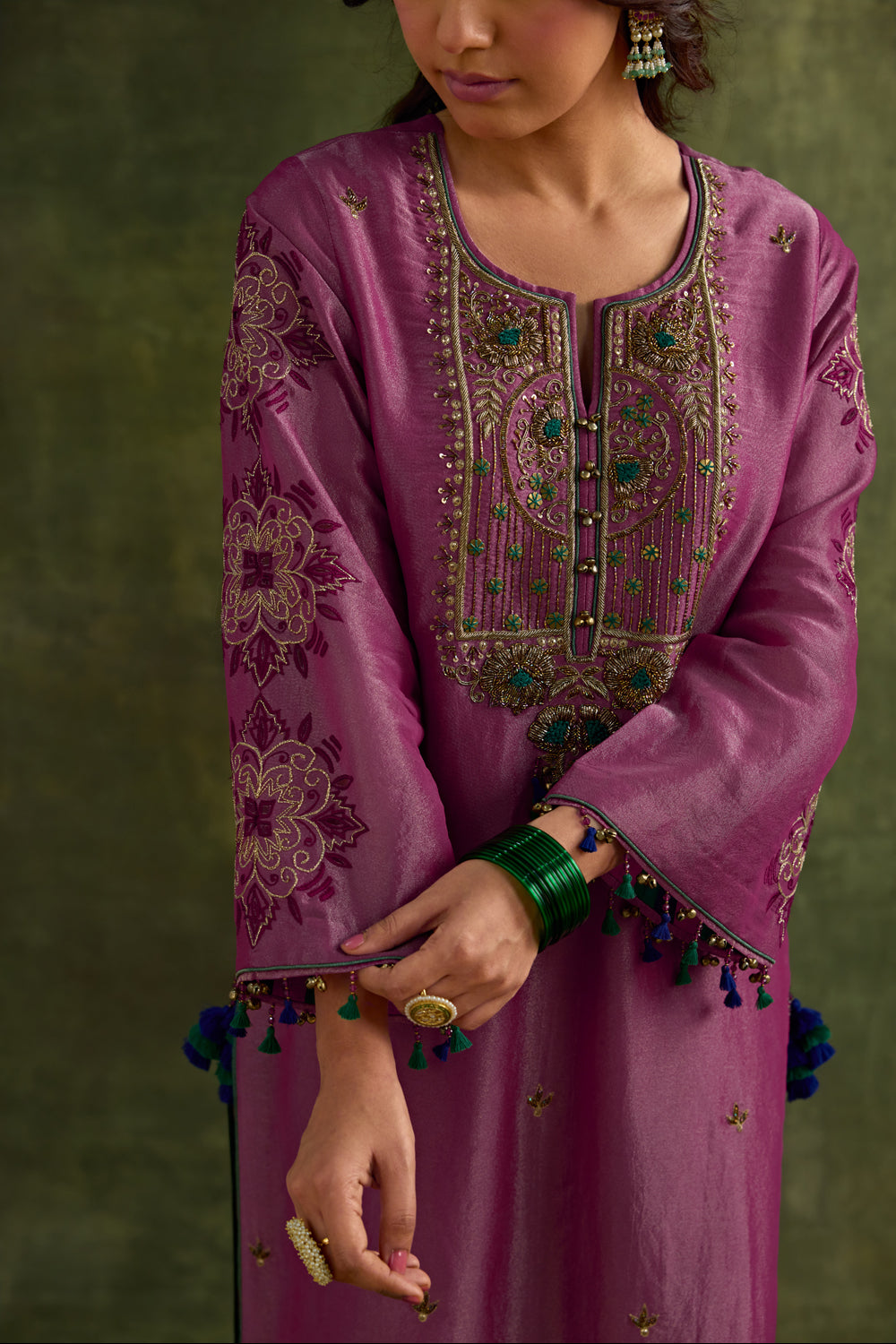 Anam Pink Kurta Set
