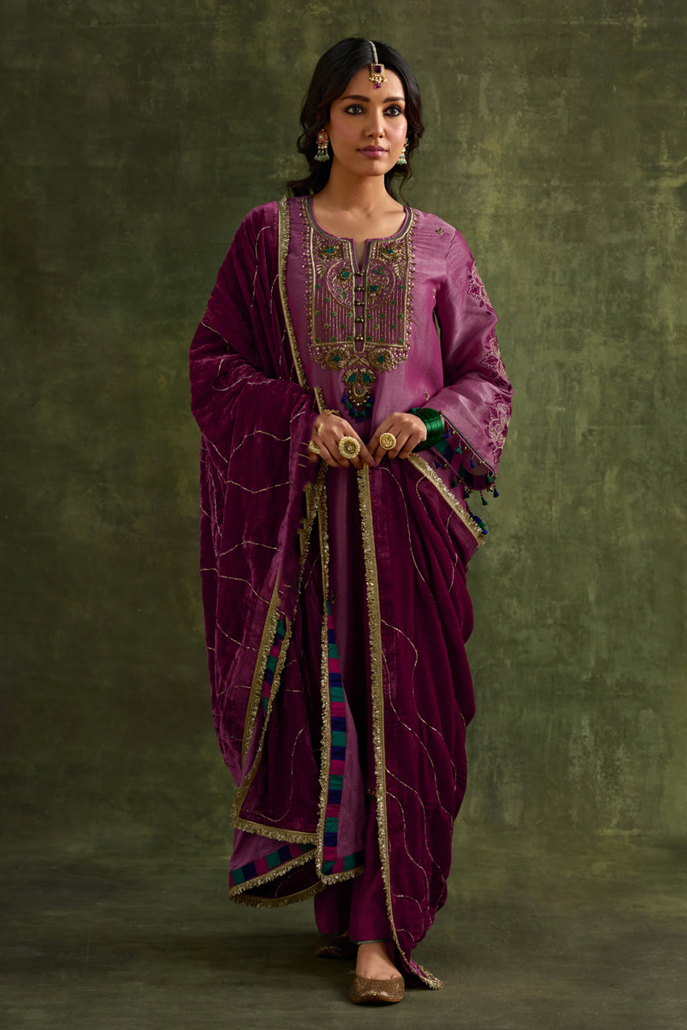 Anam Pink Kurta Set