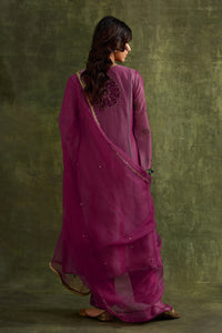 Eknoor Pink A Line Kurta Set