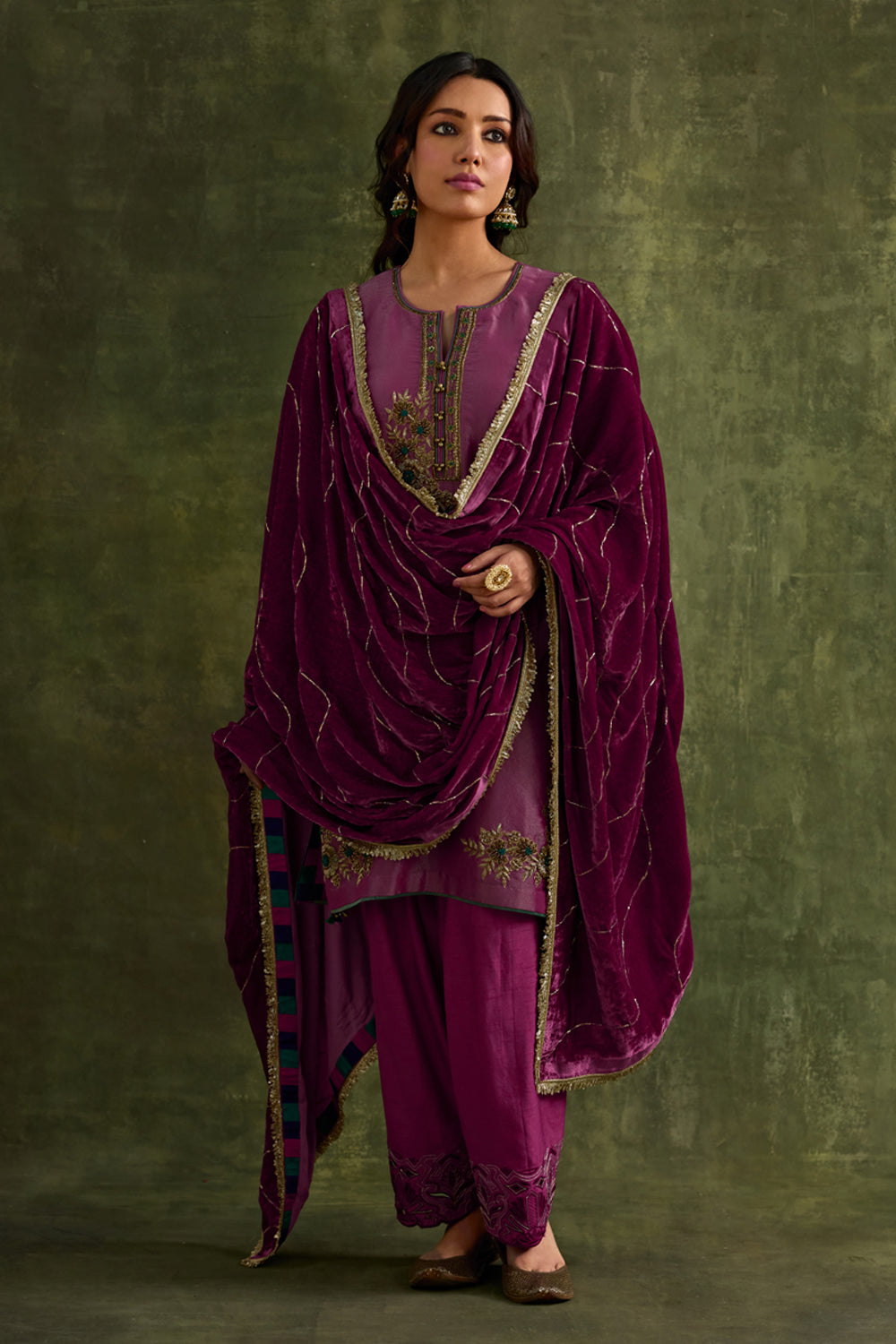 Heer Pink Short Kurta Salwar Set