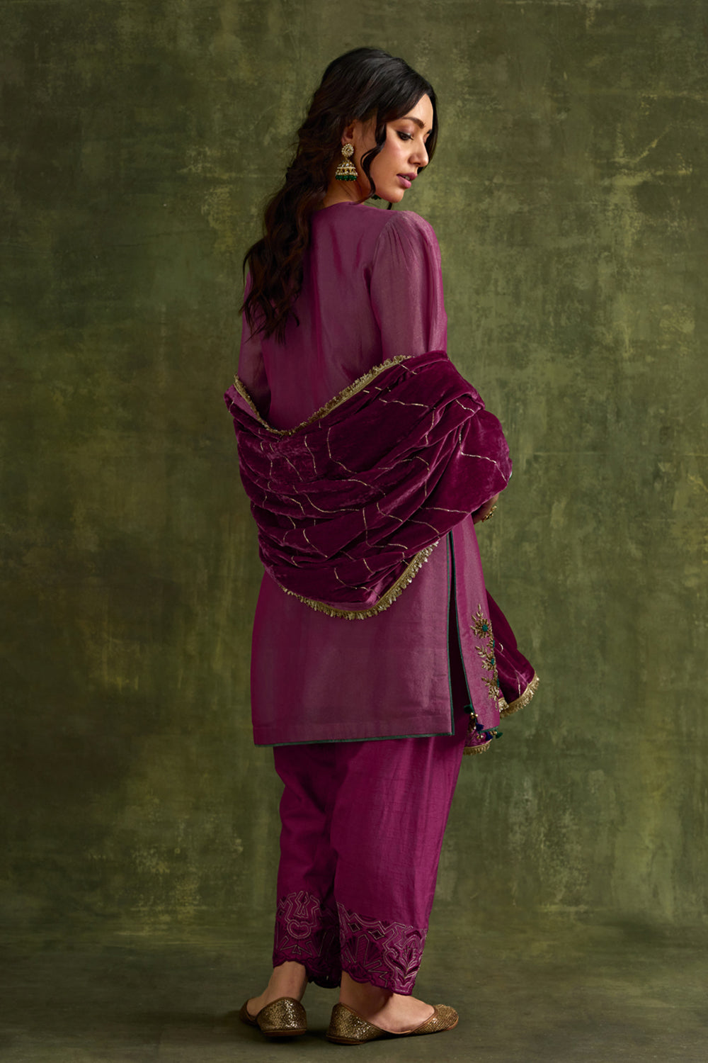 Heer Pink Short Kurta Salwar Set