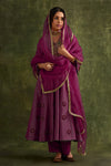 Amreen Pink Anarkali Kurta Set