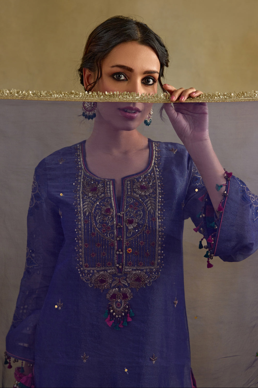 Anam Blue Kurta Set