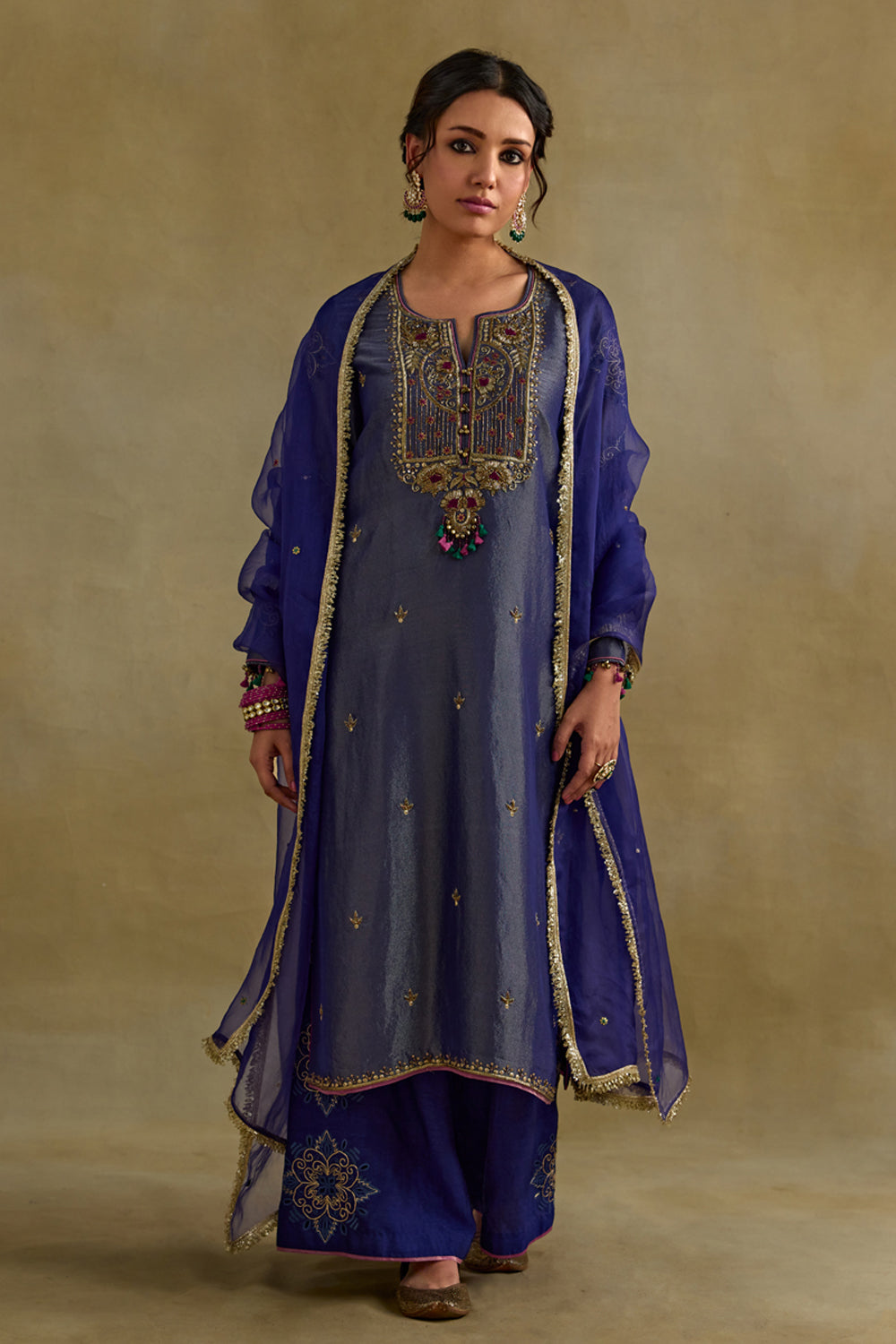 Anam Blue Kurta Set