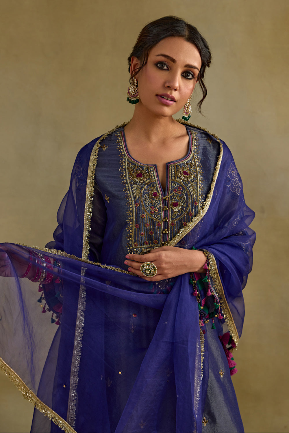 Anam Blue Kurta Set