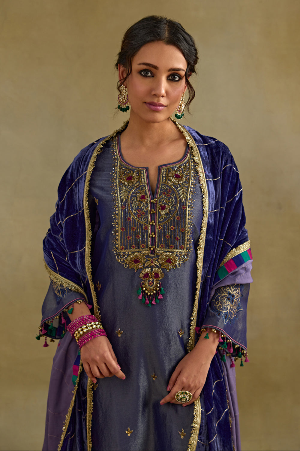 Anam Blue Kurta Set