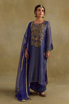 Amber Blue Phiran Style Kurta Set