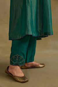 Eknoor Green A Line Kurta Set