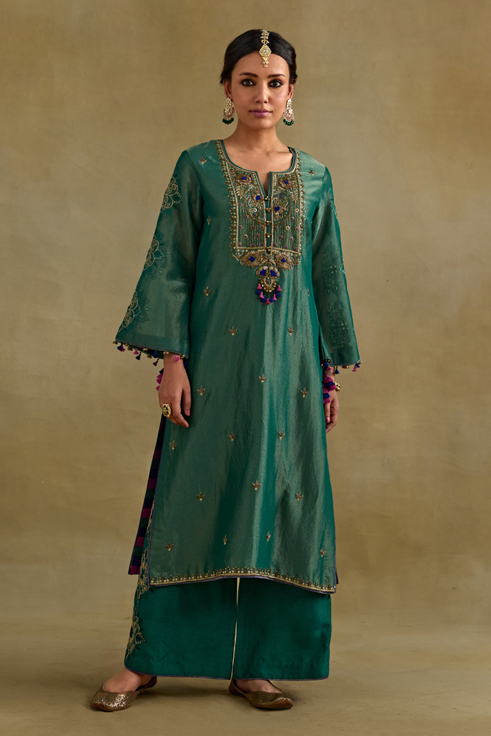 Anam Green Kurta Set