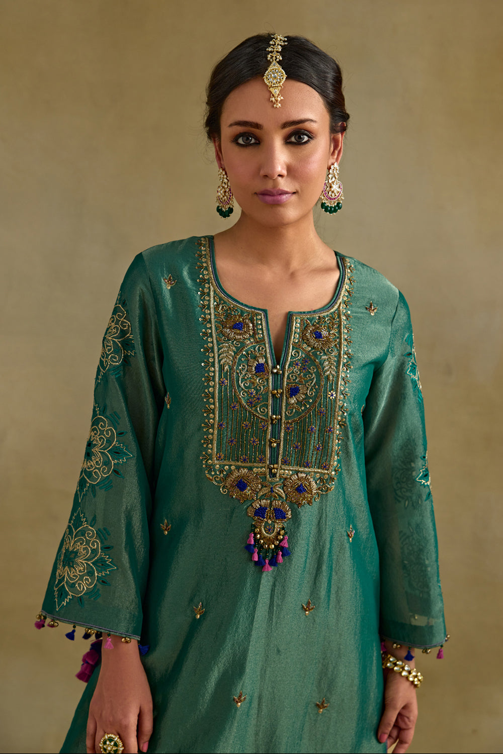 Anam Green Kurta Set